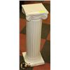 Image 1 : WHITE PILLAR - MEASURES:  30 INCHES TALL X