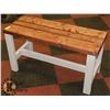 Image 1 : WOOD FARM STYLE BENCH 37"X15"X20".