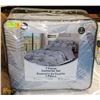 Image 1 : 7PC KING SET COMFORTER BLUE SET.