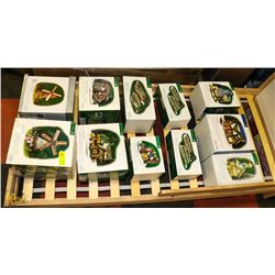 11 PC DEPARTMENT 56 SNOW VILLAGE ORNAMENT