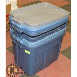 BUNDLE OF 4 RUBBERMAID ROUGHNECK