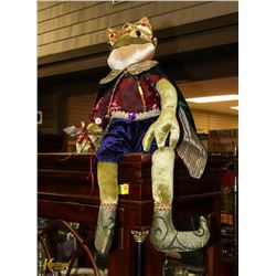KING FROG PLUSH DOLL