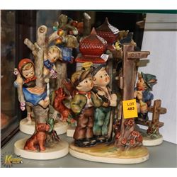 LOT OF 5 COLLECTIBLE GOEBEL FIGURES