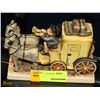 Image 1 : GOEBEL GERMANY COLLECTIBLE HORSE AND CARRIAGE