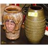 Image 1 : LOT OF 2 ESTATE COLLECTIBLE VASES-ONE WEST