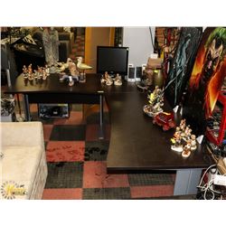 CORNER OFFICE DESK SOLD WITH XEROX MONITOR