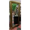 Image 1 : LARGE WOOD FRAMED MIRROR (71"H X 32"W) -