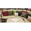 Image 2 : 4PC FABRIC BEIGE VICTORIA PALACE SECTIONAL