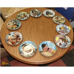 LOT OF 9 KAISER WEST GERMAN COLLECTOR PLATES