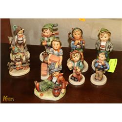 LOT OF 9 COLLECTIBLE GOEBEL FIGURES