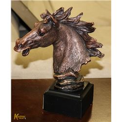 NEW BRONZE COLOR HORSE HEAD BUST
