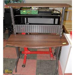 COMPUTER DESK - (43"L X 53"H X 25"W) -