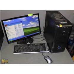COMPUTER W/ WINDOWS XP, INTEL CORE 2 QUAD CPU