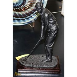 NEW GOLFER STATUE