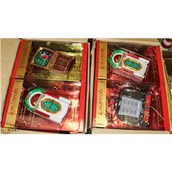 2 CASES WITH 6 COLLECTOR SERIES JUKEBOX CHRISTMAS