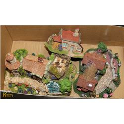 NEW LOT OF 3 COUNTRY VILLAGE STATUES