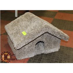 CAT HOUSE 21"X18"X13"H.