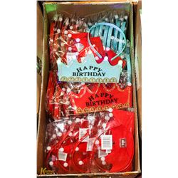 CASE OF HAPPY BIRTHDAY ILLUMINATED HATS