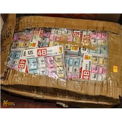 CASE OF NEW 4B SOFT ERASERS