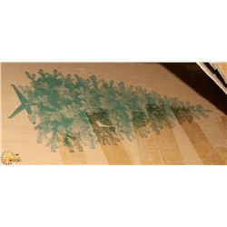 7FT CHRISTMAS TREE WITH LIGHTS.