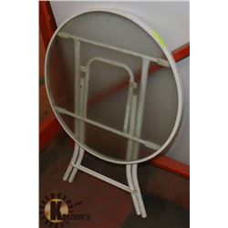 SMALL ROUND PATIO TABLE