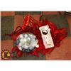 Image 1 : LOT OF ASSORTED CHRISTMAS, 2 LG POINSETTIAS,