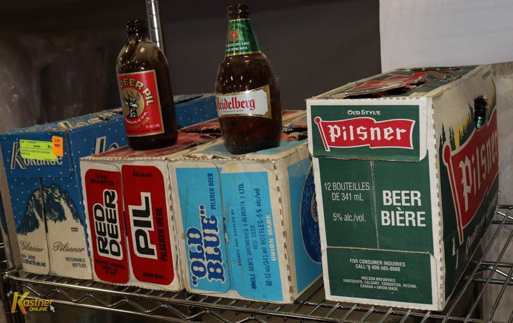 LOT OF 4 CASES VINTAGE BEER BOTTLES Kastner Auctions