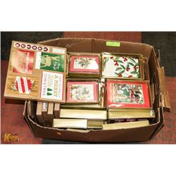 BOX OF ASSORTED BOXES OF CHRISTMAS CARDS
