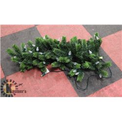 3FT SWAG GARLAND WITH LED LIGHTS.