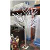 Image 1 : WHITE LED OUTDOOR CHRISTMAS TREE.