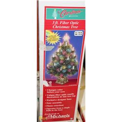 3FT FIBRE OPTIC INDOOR CHRISTMAS TREE.