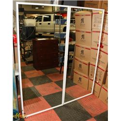 PAIR OF LARGE FLOOR STANDING/WALL MIRRORS.