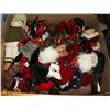 Image 1 : LARGE BOX OF SANTAS AND FROSTY THE SNOWMEN