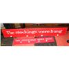 Image 1 : 2 CHRISTMAS SIGNS STOCKING