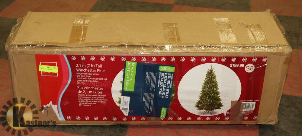7' PRELIT CHRISTMAS TREE - Kastner Auctions