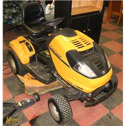 CLUB CADET RIDE ON LAWN TRACTOR WITH KEY.