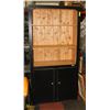 Image 1 : WOOD ENTERTAINMENT HUTCH 40.5" X 17.5" X 81"