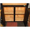 Image 2 : WOOD ENTERTAINMENT HUTCH 40.5" X 17.5" X 81"