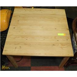 PINE WOOD END TABLE 28" X 20"