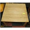 Image 1 : PINE WOOD END TABLE 28" X 20"