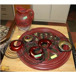 3 PIECES OF HOME DECOR.