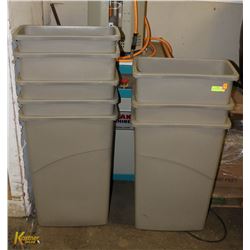 UNCLAIMED MERRCHANDISE LOT OF 8 RUBBERMAID