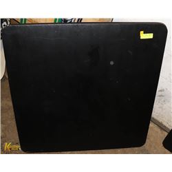 BLACK 33.5 INCH SQUARE VINYL TOP