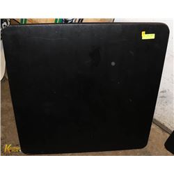 BLACK 33.5 INCH SQUARE VINYL TOP