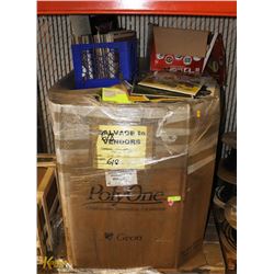 PALLET OF ASSORTED RECORDS INCL WINNIE THE POOH