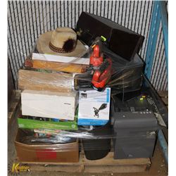 PALLET OF UNCLAIMED MERCHANDISE