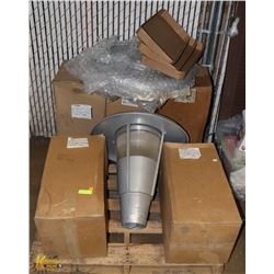 NEW LOT OF 5 COMMERCIAL GRADE PARK LIGHTS