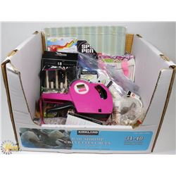 BOX OF NEW CRAFT SUPPLIES