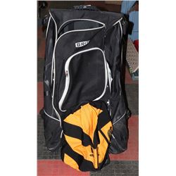 GRIT HOCKEY TOWER BAG WITH CABELLAS GEAR BAG.