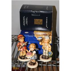 LOT OF 3 GOEBEL COLLECTIBLE FIGURES